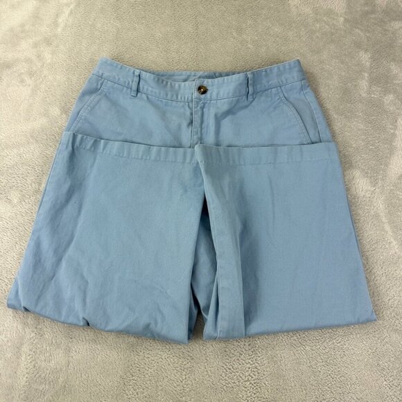 Ralph Lauren Blue Wide Leg Capri Pants Women’s Size 8 - Picture 3 of 8